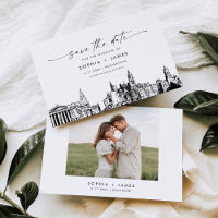 Philadelphia Skyline Wedding Enregistrer la carte