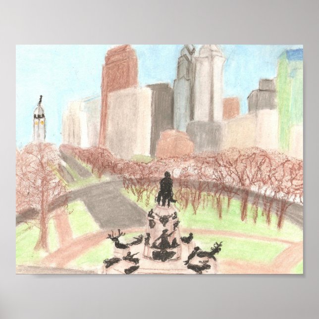 Philadelphie CItyscape Poster / Imprimer (Devant)