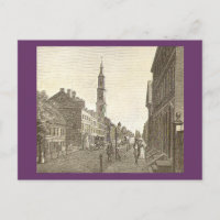 Philadelphie en 1800 Carte postale
