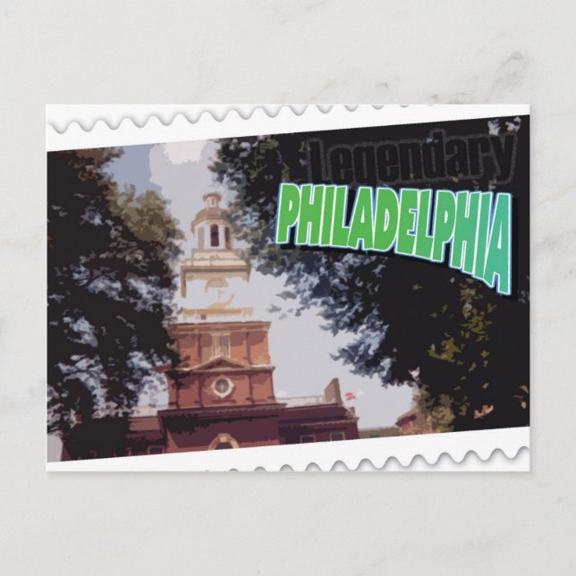 Philadelphie légendaire, Pa, carte postale (Devant)
