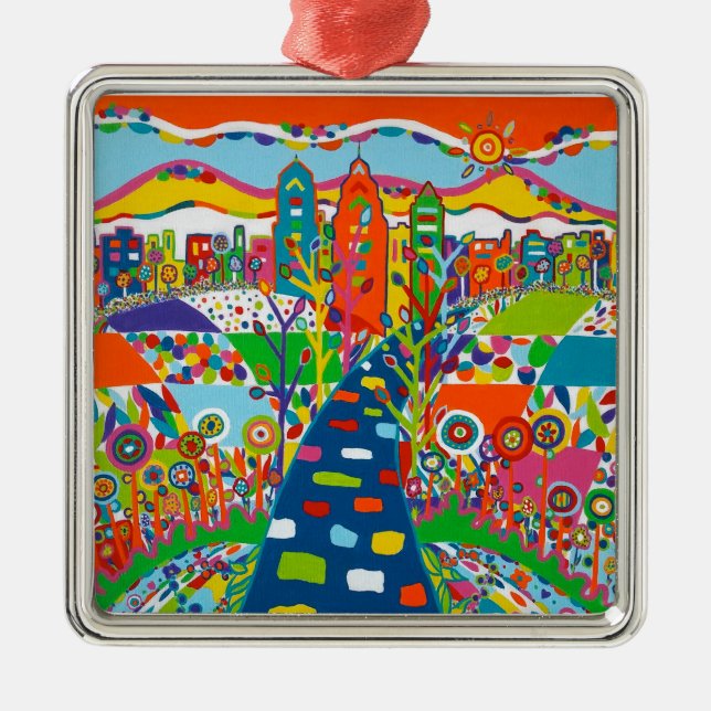 Philadelphie, PA Ornement de Noël (Devant)