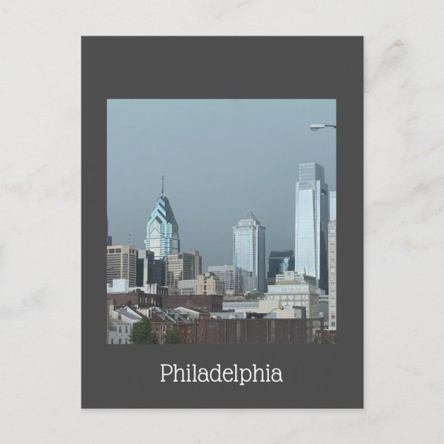 Philadelphie Skyline Photo Carte postale (Devant)