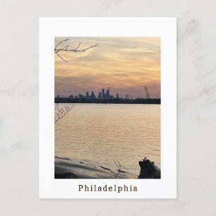 Philadelphie Sunset Photo Carte postale