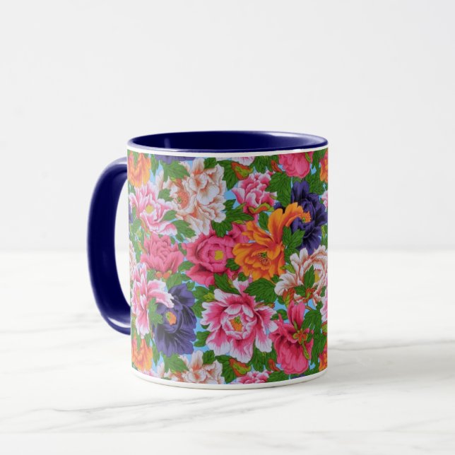 Philip Jacobs Fabric Peony Mug (Devant gauche)
