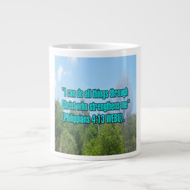 Philippians 4:13 WEBU Mug (Devant)