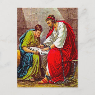 Philippiens 1 Lettre de Paul aux saints carte post