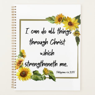 Philippiens 4:13 Bible Verse Calendrier Planificat