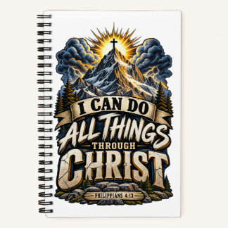 PHILIPPIENS 4:13 Cahier de toutes choses par le Ch
