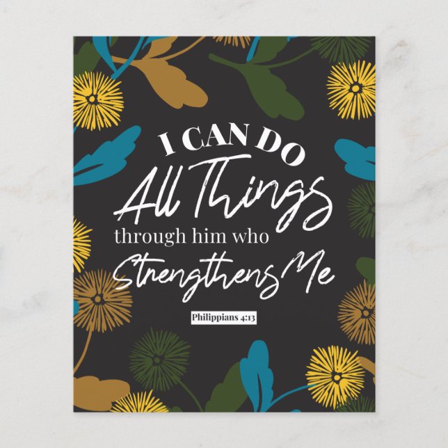 Philippiens 4:13 noir ver (Devant)