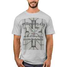 Philippiens 4:13 Verset de la Bible T-shirt pour h