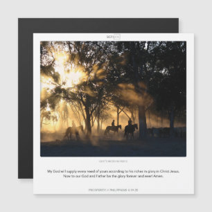 Philippiens 4:19-20 CARTE magnétique PROSPÉRITÉ SC