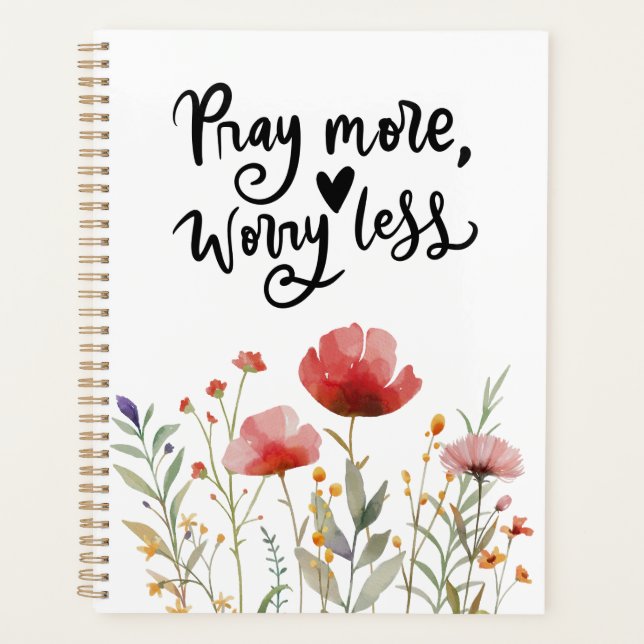 Philippiens 4:6-7 Priez Plus Inquiète Moins Verse  (Devant)