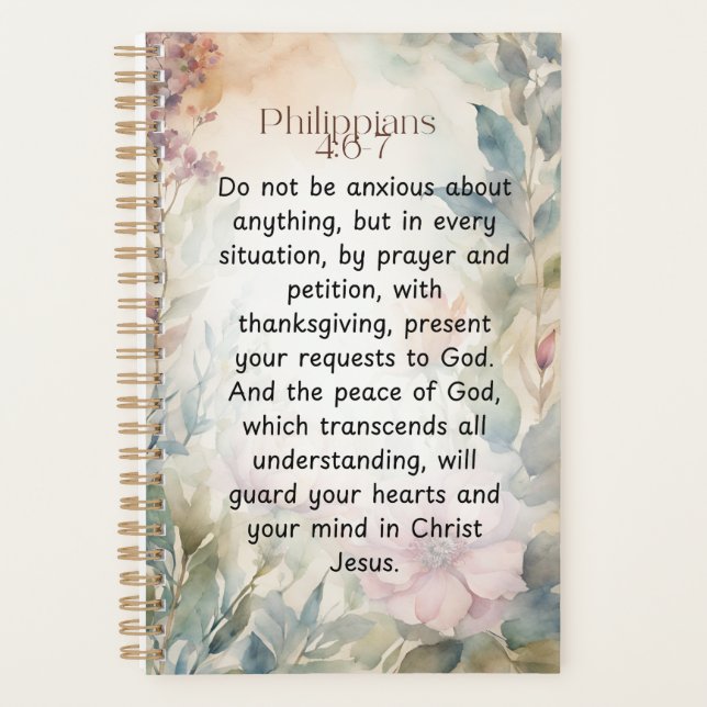 Philippiens 4:6-7 Verset de la Bible chrétienne Aq (Devant)