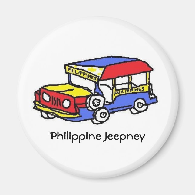Philippine Jeepney Magnet (Devant)