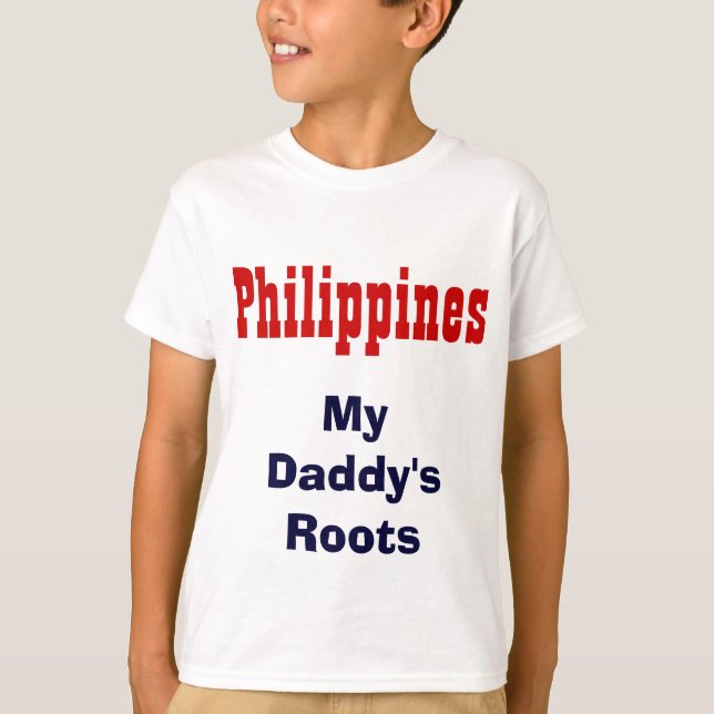 Philippines, les t-shirts de mes racines de papa (Devant)