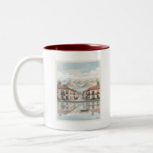 Philippines Mug Vintage Bohol Chocolate Hills trad