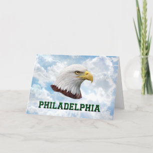Philly Eagle - Carte de voeux horizontale