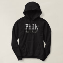 Philly né & élevé sweat - shirt à capuche noir.