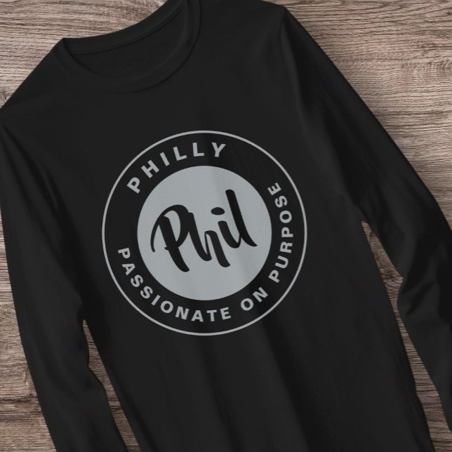 Philly Passion Phan Vintage noir T-shirt rétro (Créateur téléchargé)