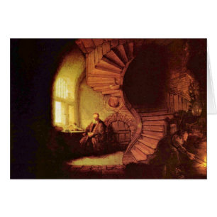 Philosophe dans la méditation. Par Rembrandt Van