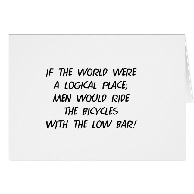 Philosophie de bicyclette (Devant horizontal)