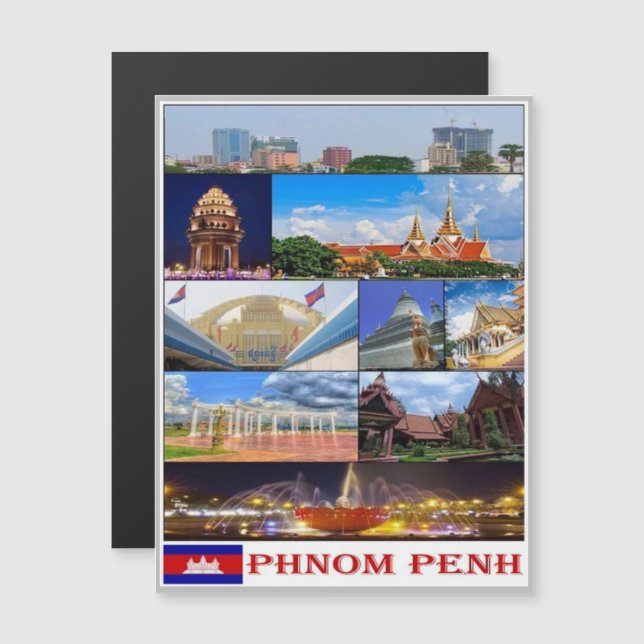 Phnom Penh - Cambodge - Mosaïque - (Devant / Derrière)
