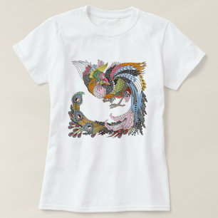 Phoenix chinois ou T-shirt Feng Huang