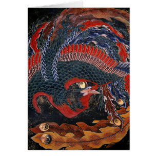 Phoenix (Déesse des oiseaux de feu) Hokusai Fine A