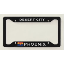Phoenix Desert City Arizona Drapeau noir
