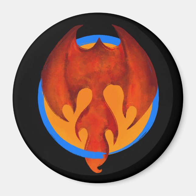 Phoenix Fridge Magnet (Devant)