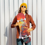 Phoenix Mythique se levant du skateboard Flames<br><div class="desc">Mythique Phoenix Rising from The Flames Skateboard,  Découvrez la chaleur du Phenix avec notre design de skateboard audacieux et vibrant</div>