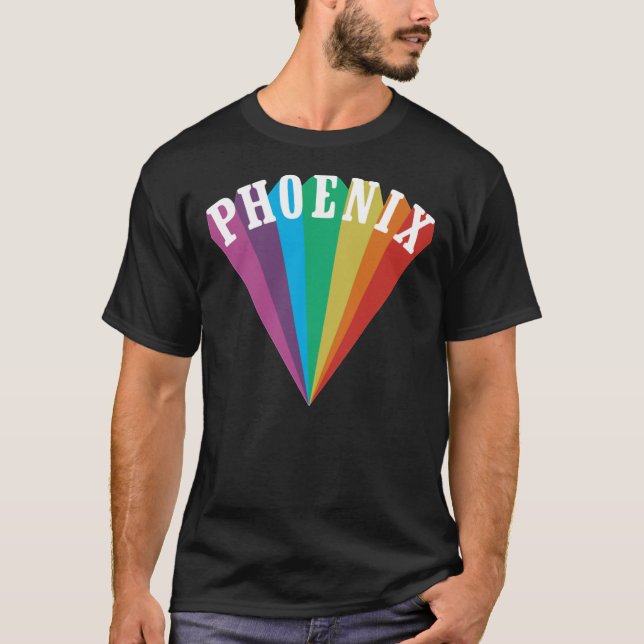 Phoenix Rainbow 2.0 T-shirt classique (Devant)