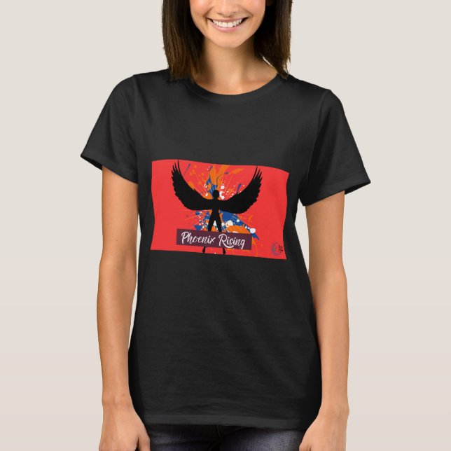 Phoenix Rising T-Shirt – Bold Empowerment Tee (Devant)