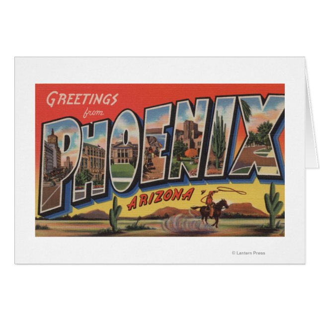Phoeniz, Arizona - Scènes de grandes lettres (Devant horizontal)