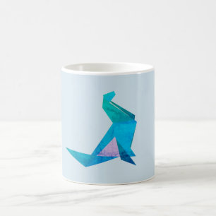 Phoque origami Art Mug