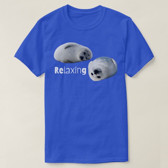 Phoques de détente TShirt (Design devant)