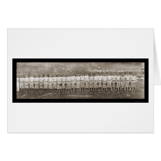 Photo 1909 de club de Pittsburgh Pirates (Devant horizontal)