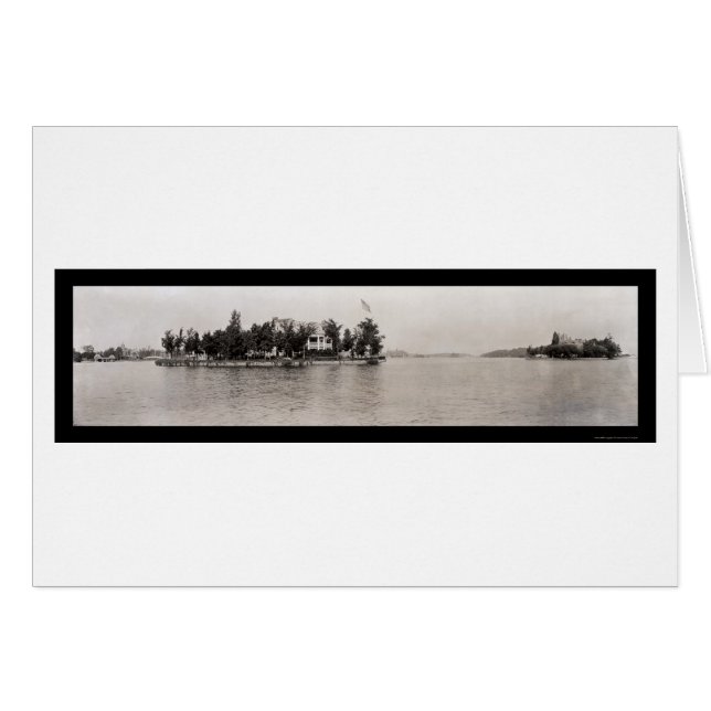 Photo 1909 de mille îles, New York (Devant horizontal)