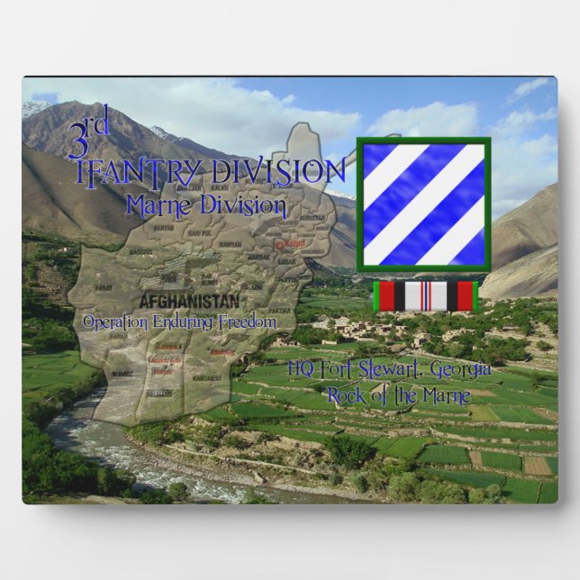 Photo 3e division d'infanterie Plaque d'anciens combatta (Devant)