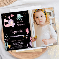 Photo 3Notre Petite Sirène Invitations Anniversair