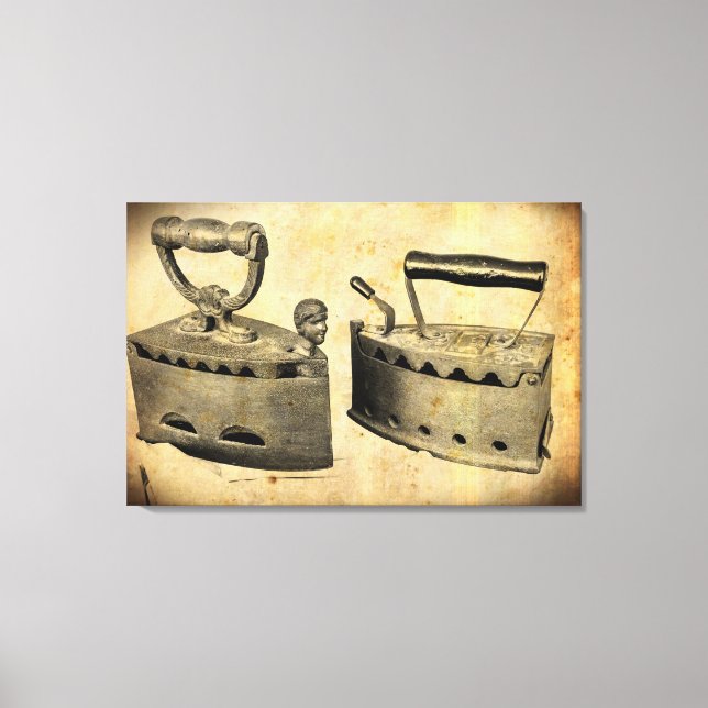 PHOTO À EFFET ANCIEN sur impression sur toile de f (Recto)