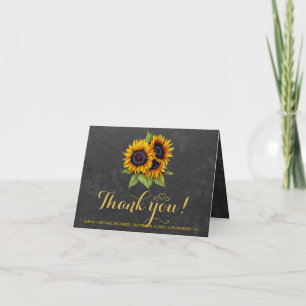 Photo à l'intérieur des tournesols rustiques merci