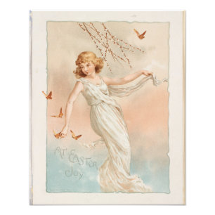 Photo "À Pâques Joie" - Impression Vintage, L. Prang & C