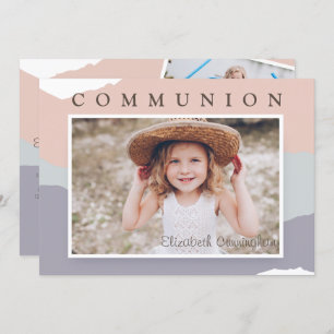 Photo Abstraite moderne Invitation à la première c