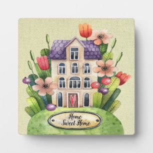 Photo Accueil Sweet Home Plaque
