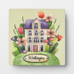 Photo Accueil Sweet Home Plaque
