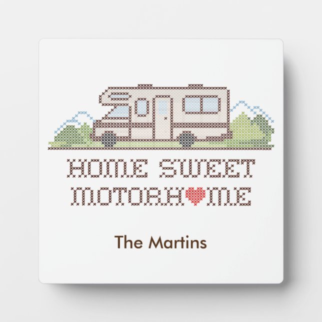 Photo Accueil Sweet Motor Home Plaque (Devant)