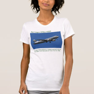 Photo Aer Lingus Airbus A320 pour t-shirt femme