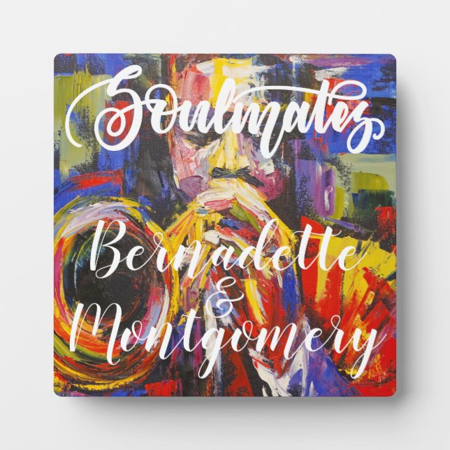 Photo Âmes sœurs  Plaque de chevalet sur mesure (Devant)