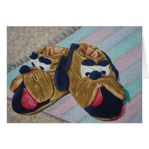 photo amusante de chaussons de chien